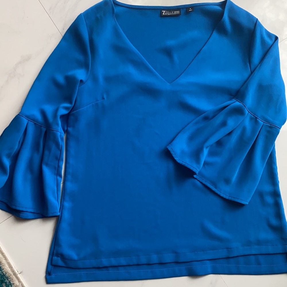 Ruffle sleeve blouse